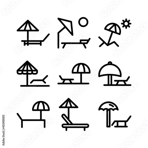 sunbathe icon or logo isolated sign symbol vector illustration - high quality black style vector icons
