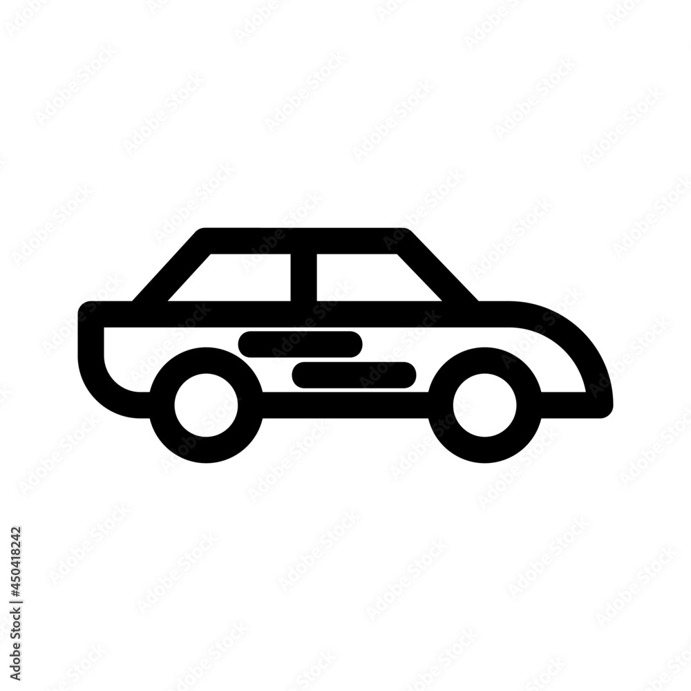 taxi icon or logo isolated sign symbol vector illustration - Collection of high quality black style vector icons
