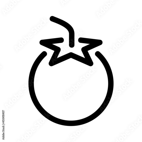 tomato icon or logo isolated sign symbol vector illustration - high quality black style vector icons 