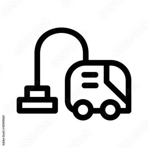 vacuum cleaner icon or logo isolated sign symbol vector illustration - high quality black style vector icons
