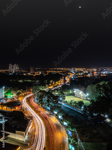 traffic at night photo