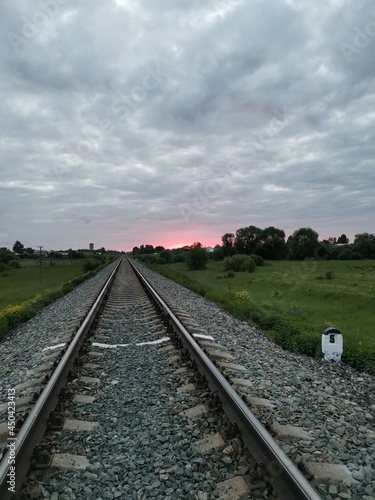 railway in the countryside