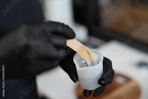 Preparing and applying resin, arts and crafts