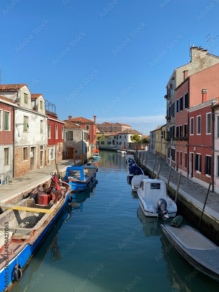 Canals in Murano - Venice Italy