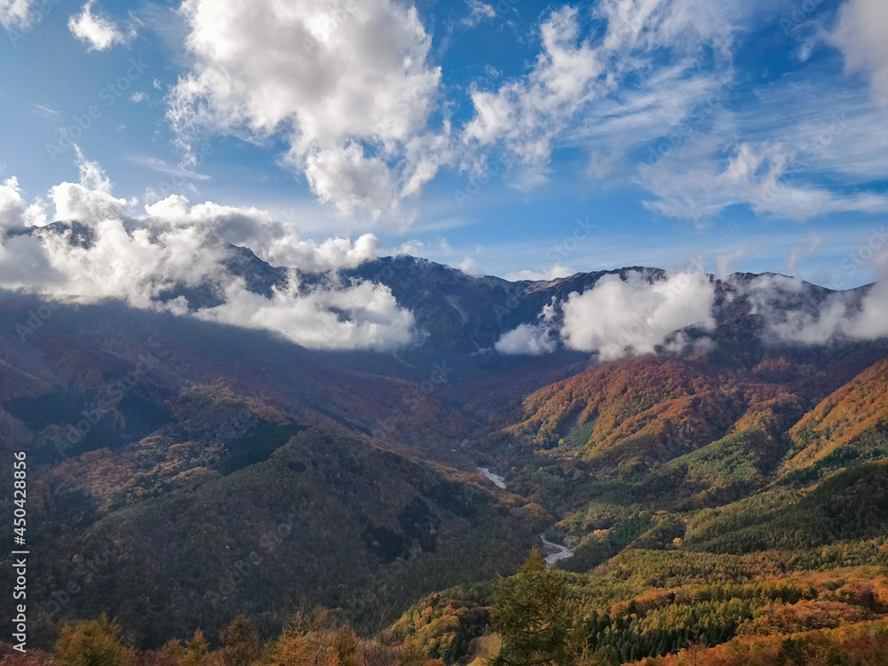 Hakuba's famous three fall colors