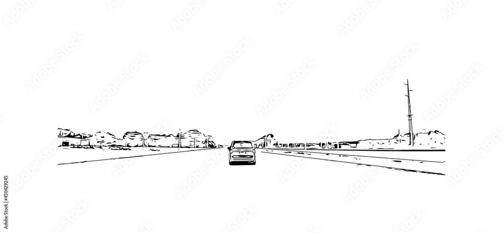 Building view with landmark of Jonesboro is the
city in Arkansas. Hand drawn sketch illustration in vector. Building view with landmark of Jonesboro is the
city in Arkansas. Hand drawn sketch illustration in vector.