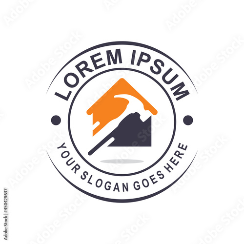 home repair logo , construction logo