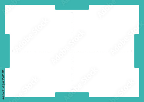 ポジショニングマップを作るための背景素材｜mayucolor05