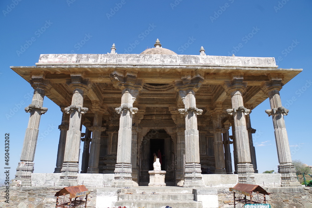 Obraz premium インド 世界遺産ラージャスターンの丘陵要塞群 クンバルガルフォート