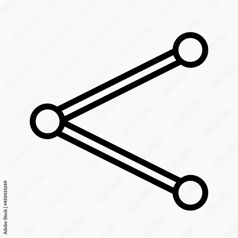 share icon vector. connection symbol. sharing sign. share icon vector. connection symbol. sharing sign.