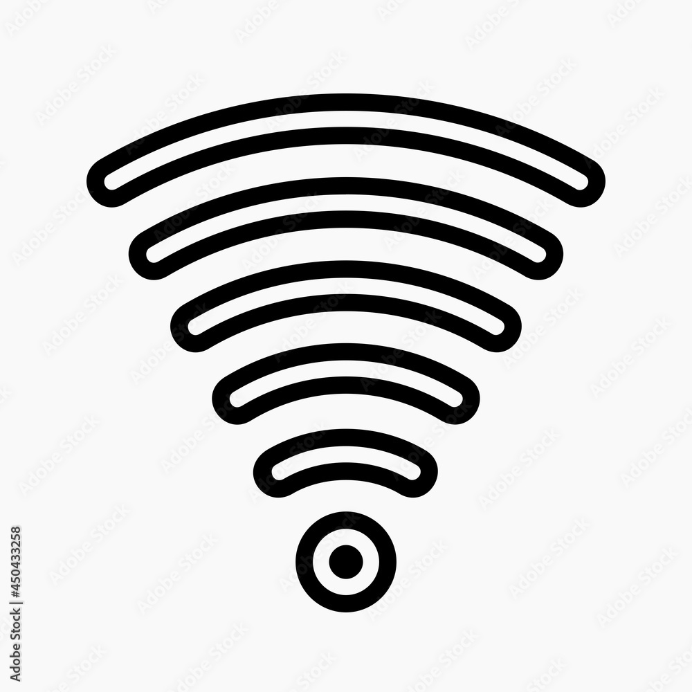 signal icon vector. sign or symbol for user interface elements signal icon vector. sign or symbol for user interface elements