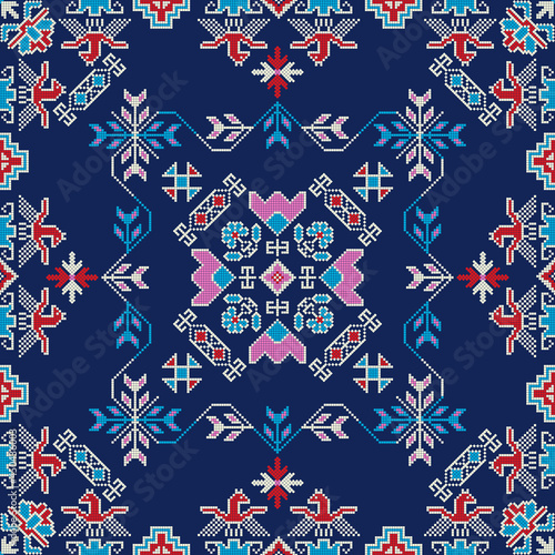 Georgian embroidery pattern 19