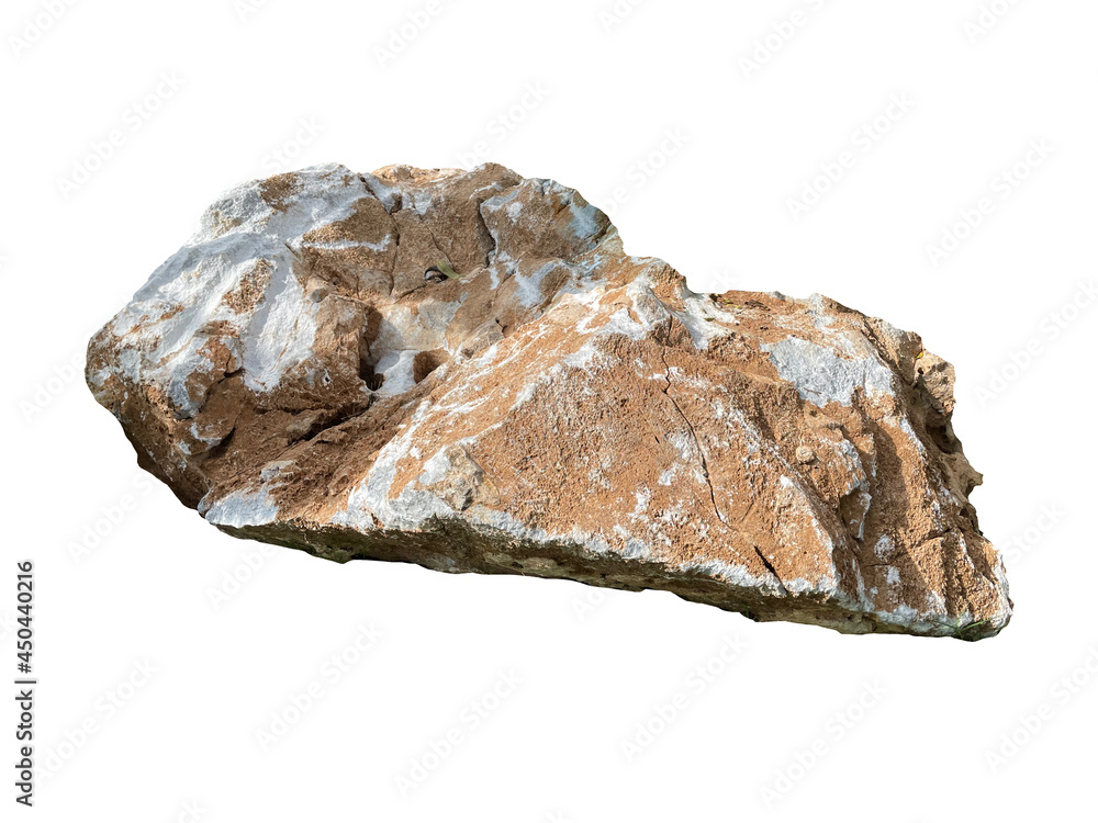 rock isolated on white background
	
