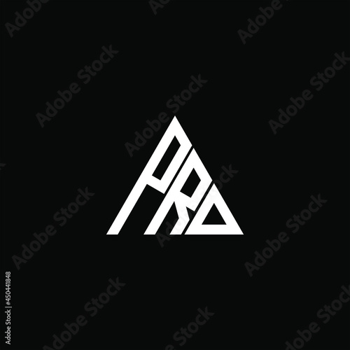 PRD letter logo creative design. PRD unique design