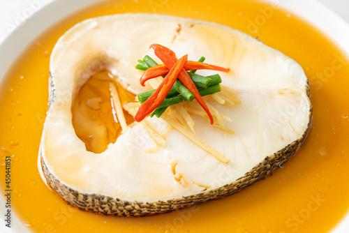 Steamed Cod Fish with Soy Sauce photo