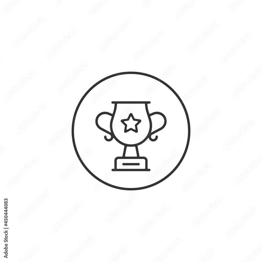 Cup Trophy Icon Logo. Vector Illustration. Cup Trophy Icon Logo. Vector Illustration.
