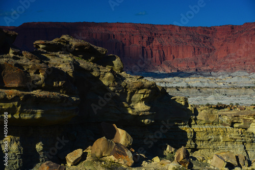 The colors and shapes of world heritage-listed Ischigualasto Provincial Park, San Juan Province, Argentina