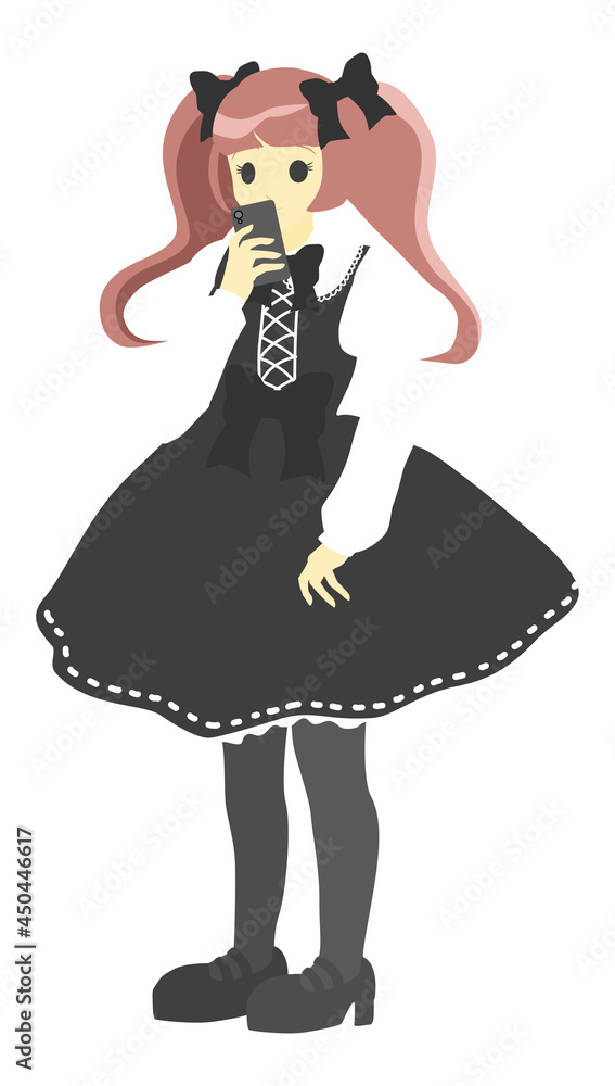 Obraz premium ゴスロリ女子