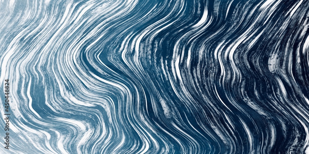 Abstract art fluid wavy surface curve lines in blue and white for backgrounds, banner in concept winter season. Abstract art fluid wavy surface curve lines in blue and white for backgrounds, banner in concept winter season.