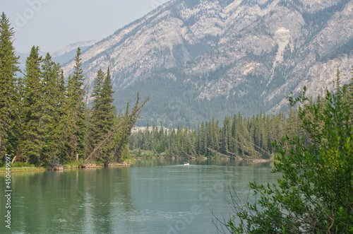 Bow River on a Smoky Morning