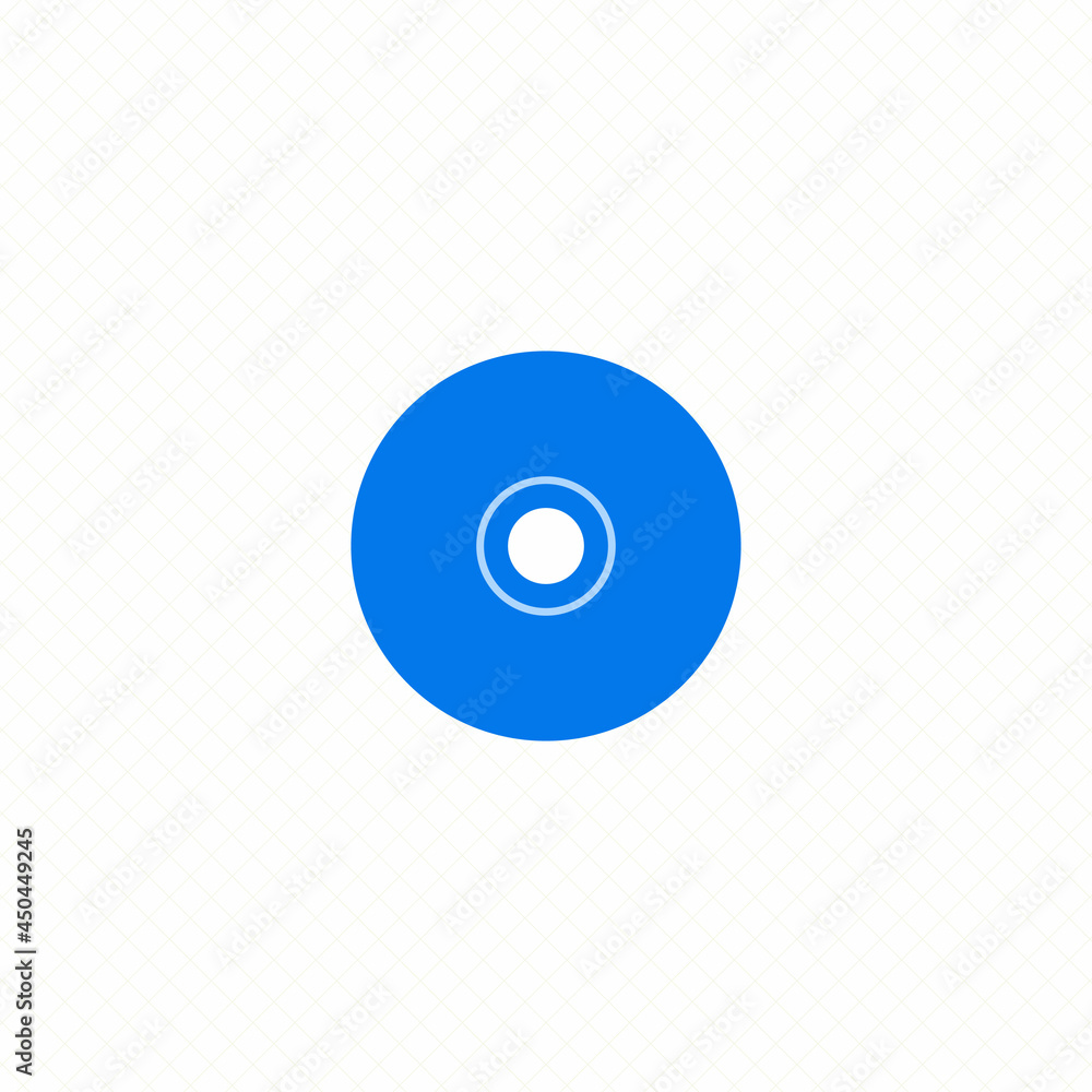 cd compact disc single icon simple flat design vector cd compact disc single icon simple flat design vector