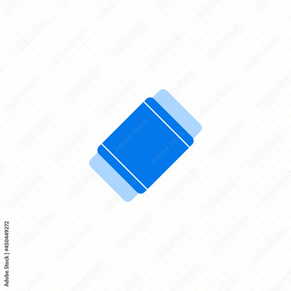 eraser single icon simple flat design vector eraser single icon simple flat design vector