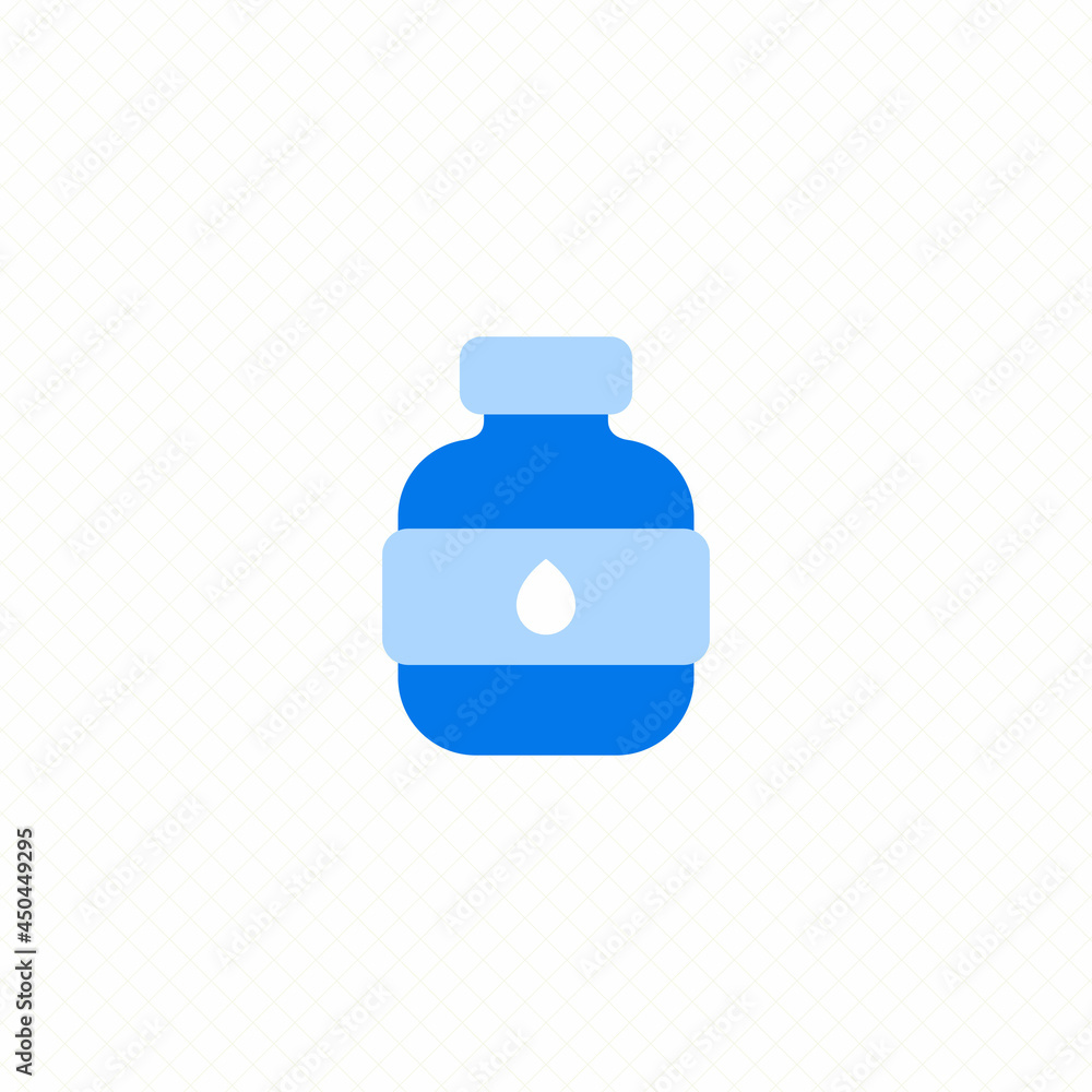 ink bottle single icon simple flat design vector ink bottle single icon simple flat design vector