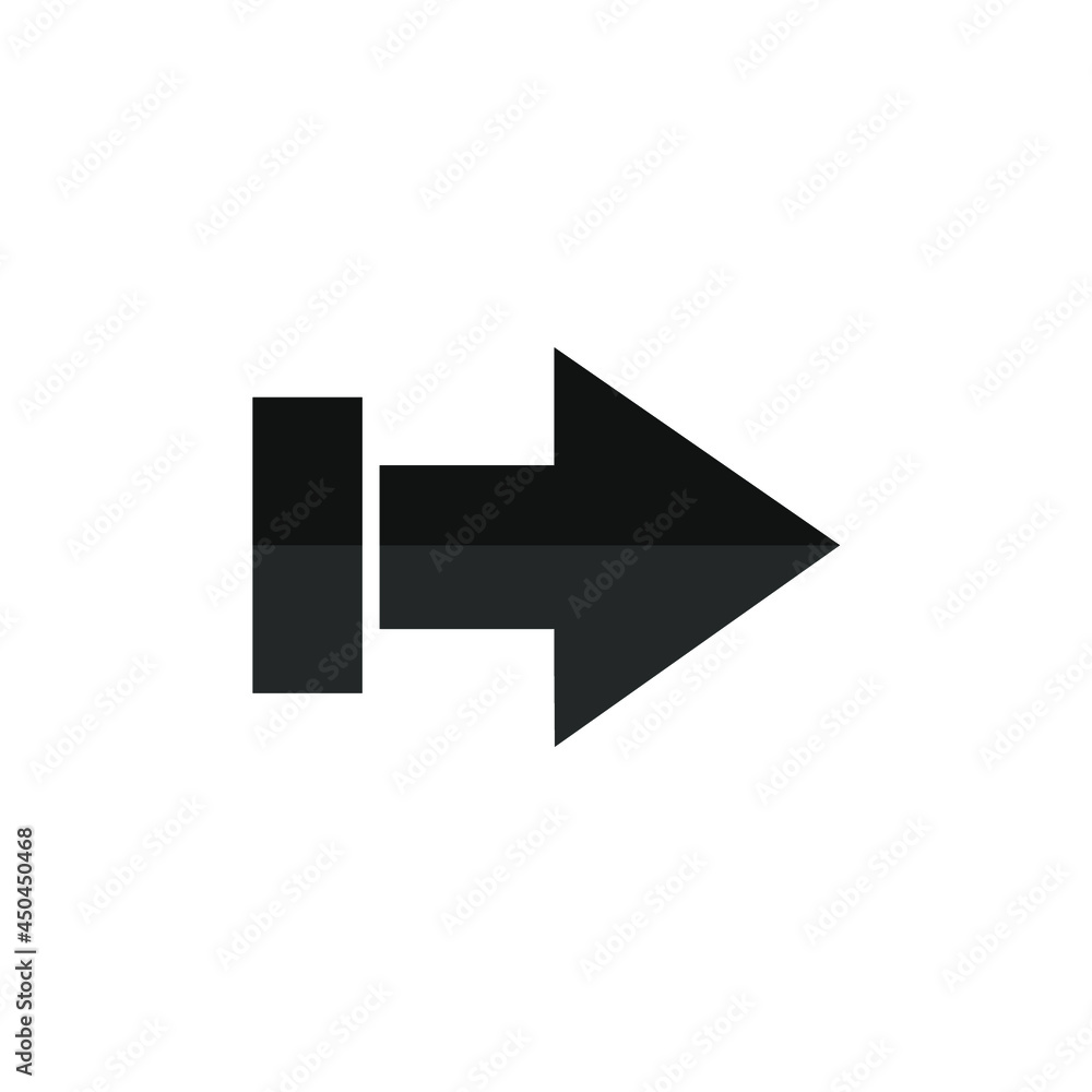 an arrow with a box behind it an arrow with a box behind it