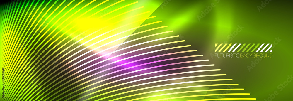 Neon dynamic beams vector abstract wallpaper background. Wallpaper background, design templates for business or technology presentations, internet posters or web brochure covers Neon dynamic beams vector abstract wallpaper background. Wallpaper background, design templates for business or technology presentations, internet posters or web brochure covers