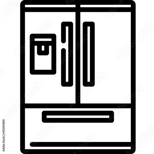 fridge line icon