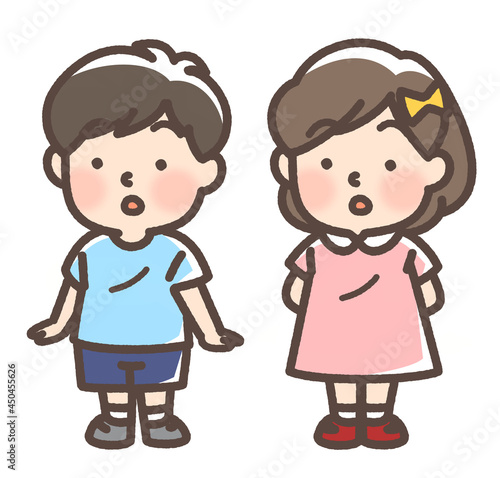 ふしぎそうなこども
