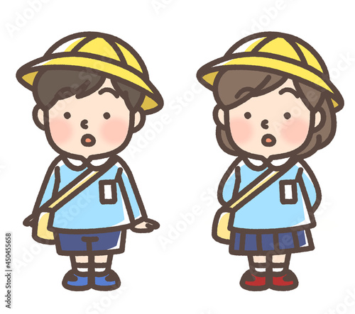 Fotografie ふしぎそうな幼稚園児