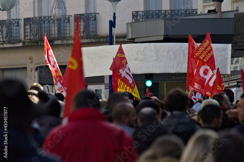 gilets jaunes manifestation	
 photo