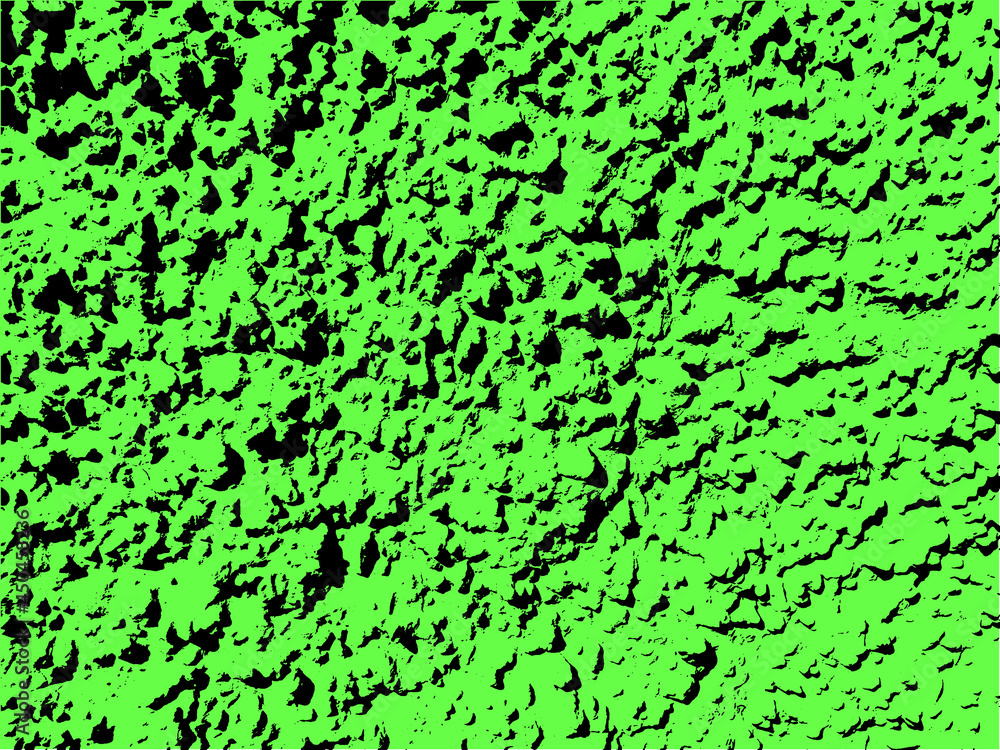 Grunge bright neon background. Green scuffs on a black wall. Grunge bright neon background. Green scuffs on a black wall.