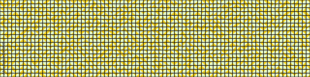 Fototapeta premium Abstract Geometric Pattern generative computational art illustration