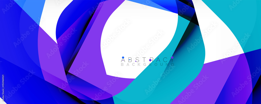Minimal abstract background - color overlapping shapes on white with shadow lines. Vector Illustration For Wallpaper, Banner, Background, Landing Page Minimal abstract background - color overlapping shapes on white with shadow lines. Vector Illustration For Wallpaper, Banner, Background, Landing Page