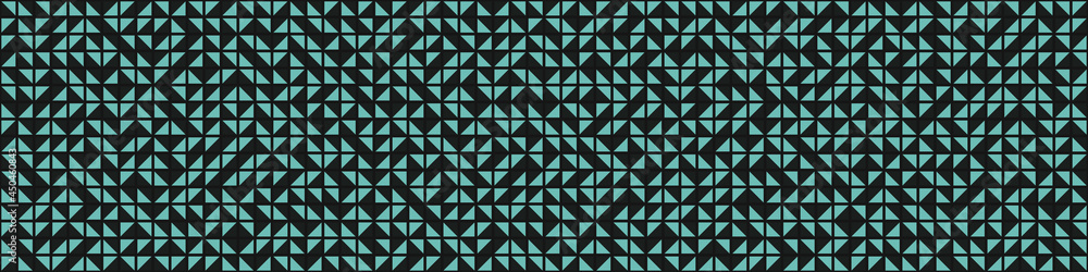 Fototapeta premium Abstract Geometric Pattern generative computational art illustration