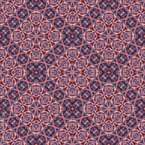 Geometric seamless pattern  ornament  colorful background.