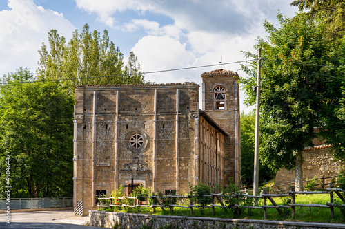 Sanctuary of Saint Maria Apparente di Campotosto in Abruzzo, Italy photo