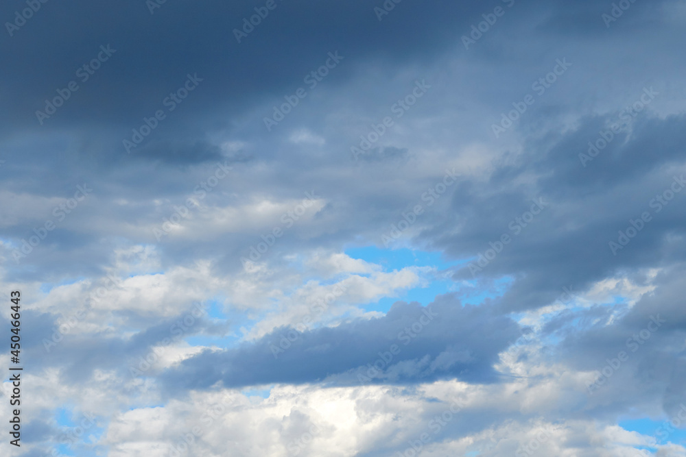 Clouds in the blue sky the concept of freedom, peace, happiness Clouds in the blue sky the concept of freedom, peace, happiness