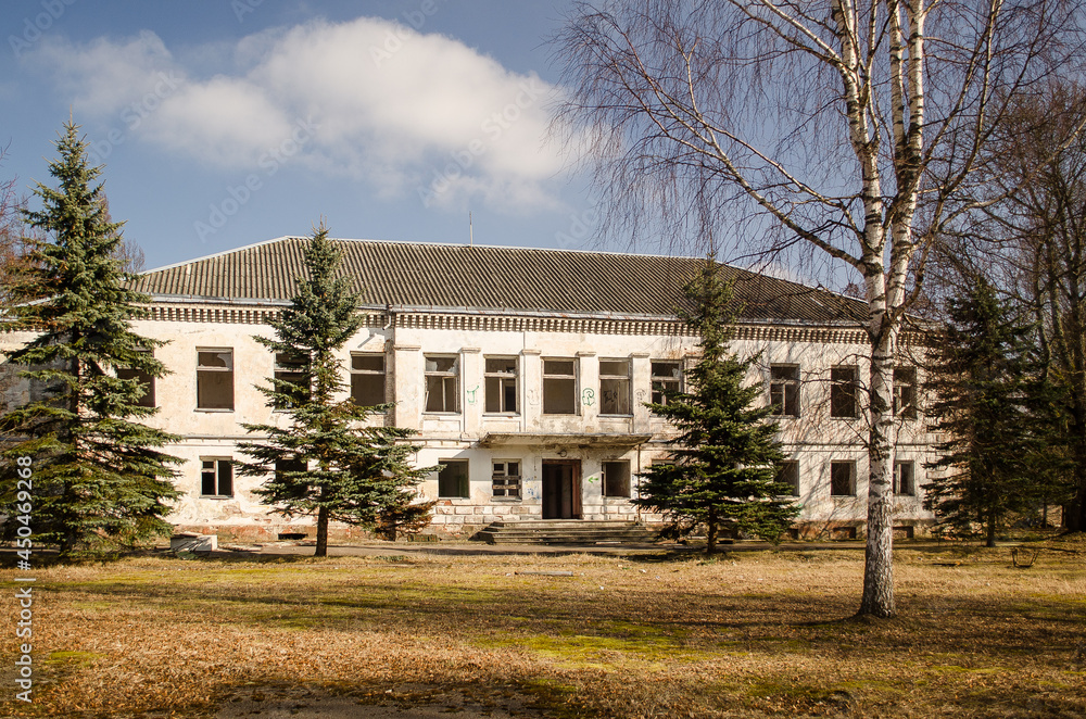 Abandoned military building in Varve village, Latvia. Abandoned military building in Varve village, Latvia.