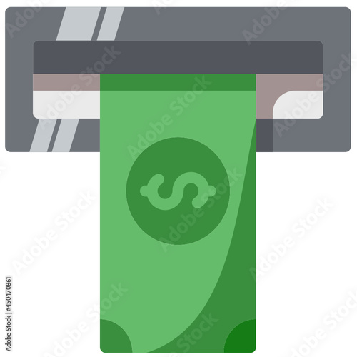 atm flat icon