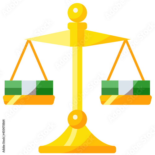 balance flat icon