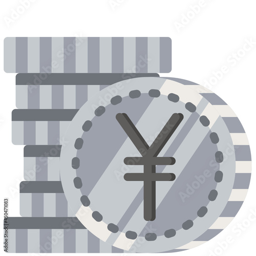 yen flat icon