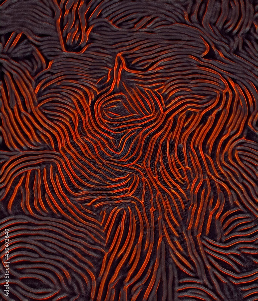 red and black lave flowing channels and patterns red and black lave flowing channels and patterns