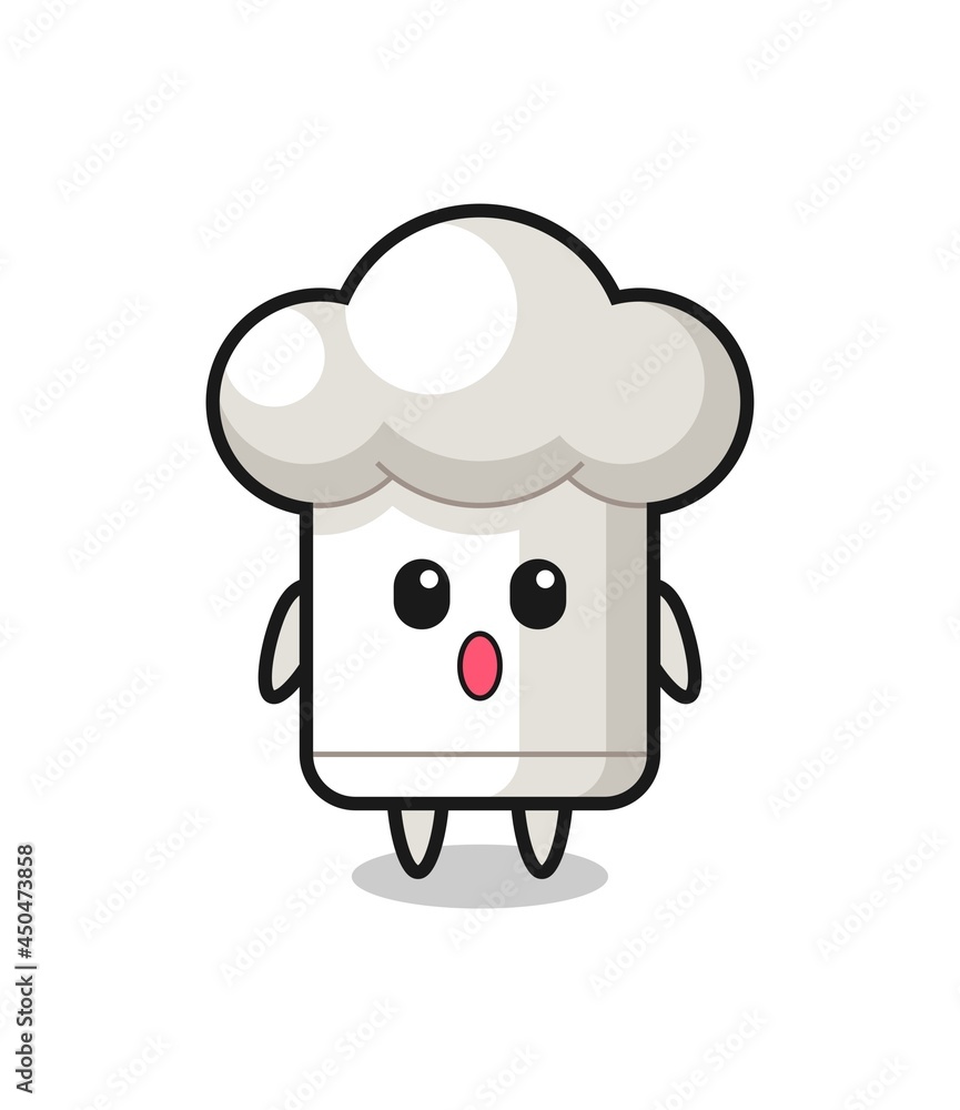 the amazed expression of the chef hat cartoon the amazed expression of the chef hat cartoon