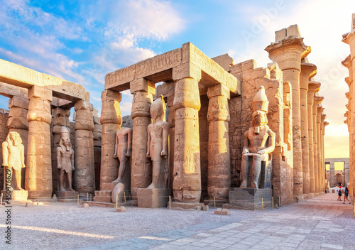 Obraz na płótnie Luxor Temple, Ramesses II Pylon, Luxor City, Egypt