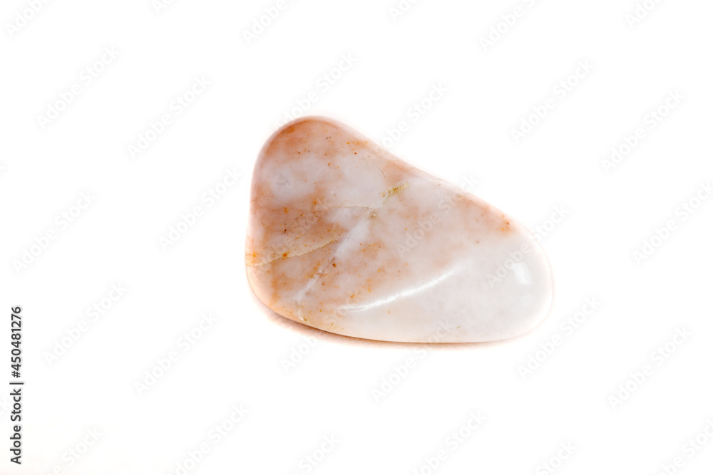 Macro mineral stone jasper on a white background Macro mineral stone jasper on a white background