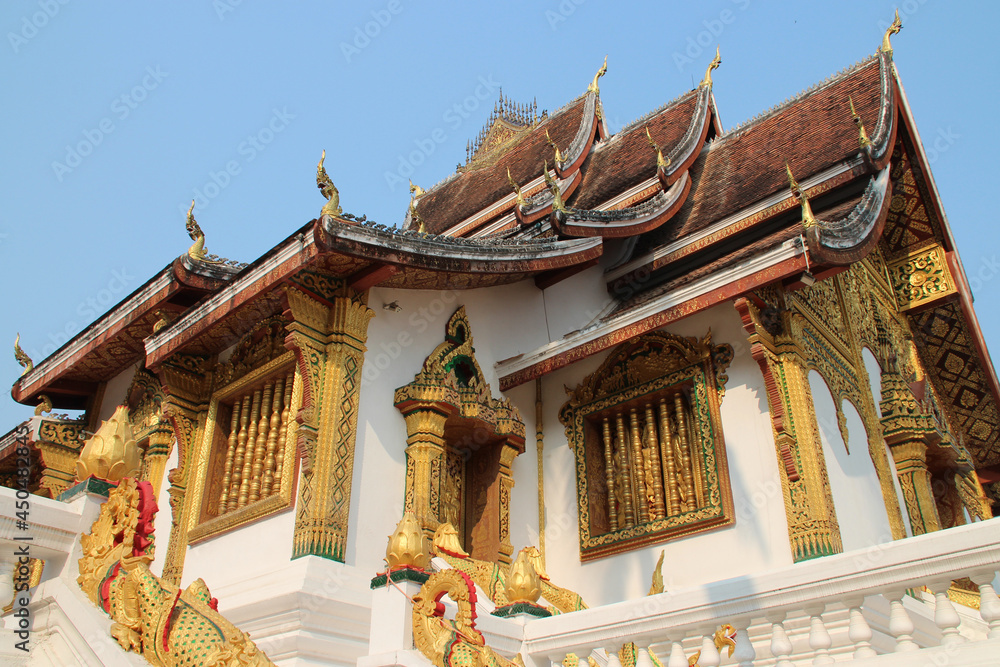 buddhist temple (haw pha bang) in luang prabang (laos) buddhist temple (haw pha bang) in luang prabang (laos)