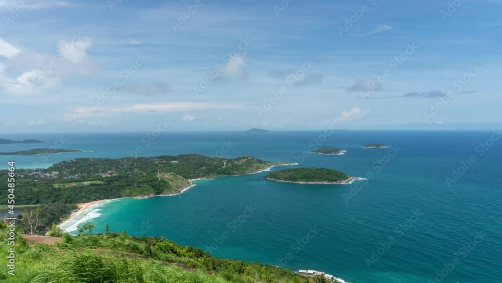 Timelapse of Amazing viewpoint scenery landscape view Phahindum view point and shadow clouds over mountains Popular landmark in Phuket Thailand Viewpoint to see sunset landscape nature view Timelapse of Amazing viewpoint scenery landscape view Phahindum view point and shadow clouds over mountains Popular landmark in Phuket Thailand Viewpoint to see sunset landscape nature view